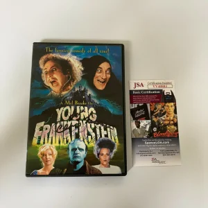 Gene Wilder & Cloris Leachman Signed Young Frankenstein DVD Movie JSA COA