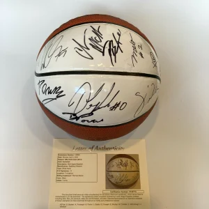2012 NBA Draft Class Rookies Multi Signed Basketball 15 Sigs JSA COA