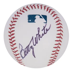 Betty White Signed Official Major League Baseball JSA Sticker
