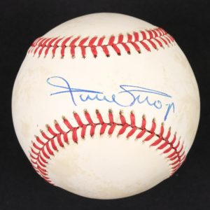 Willie Mays Signed Official National League Baseball With JSA COA