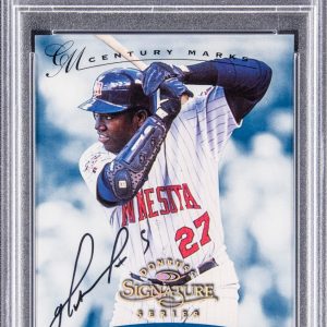 1997 Donruss Signature Series Century Marks David Ortiz Auto RC /100 PSA Auto 10