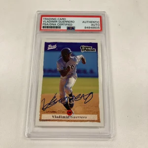 1995 Best Vladimir Guerrero Signed Autographed RC Rookie Card PSA DNA