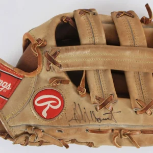 The Finest Robin Yount Signed Game Used Baseball Glove PSA DNA COA