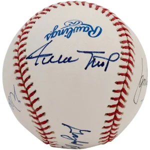 Willie Mays Willie Mccovey San Francisco Giants Legends Signed Baseball PSA DNA