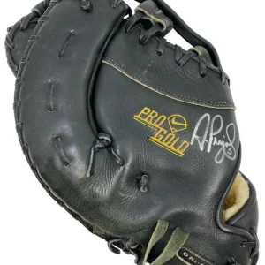 The Finest Albert Pujols 2001 Rookie Game Used Signed Baseball Glove PSA DNA