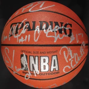 1994-95 Houston Rockets NBA Champions Team Signed NBA Basketball PSA DNA COA