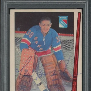 1969 O-Pee-Chee Terry Sawchuk Signed Auto Hockey Card PSA DNA 1/1 One Of One