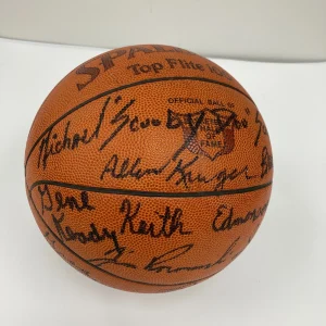 1980-81 Purdue Boilermakers NCAA Team Signed Vintage Basketball