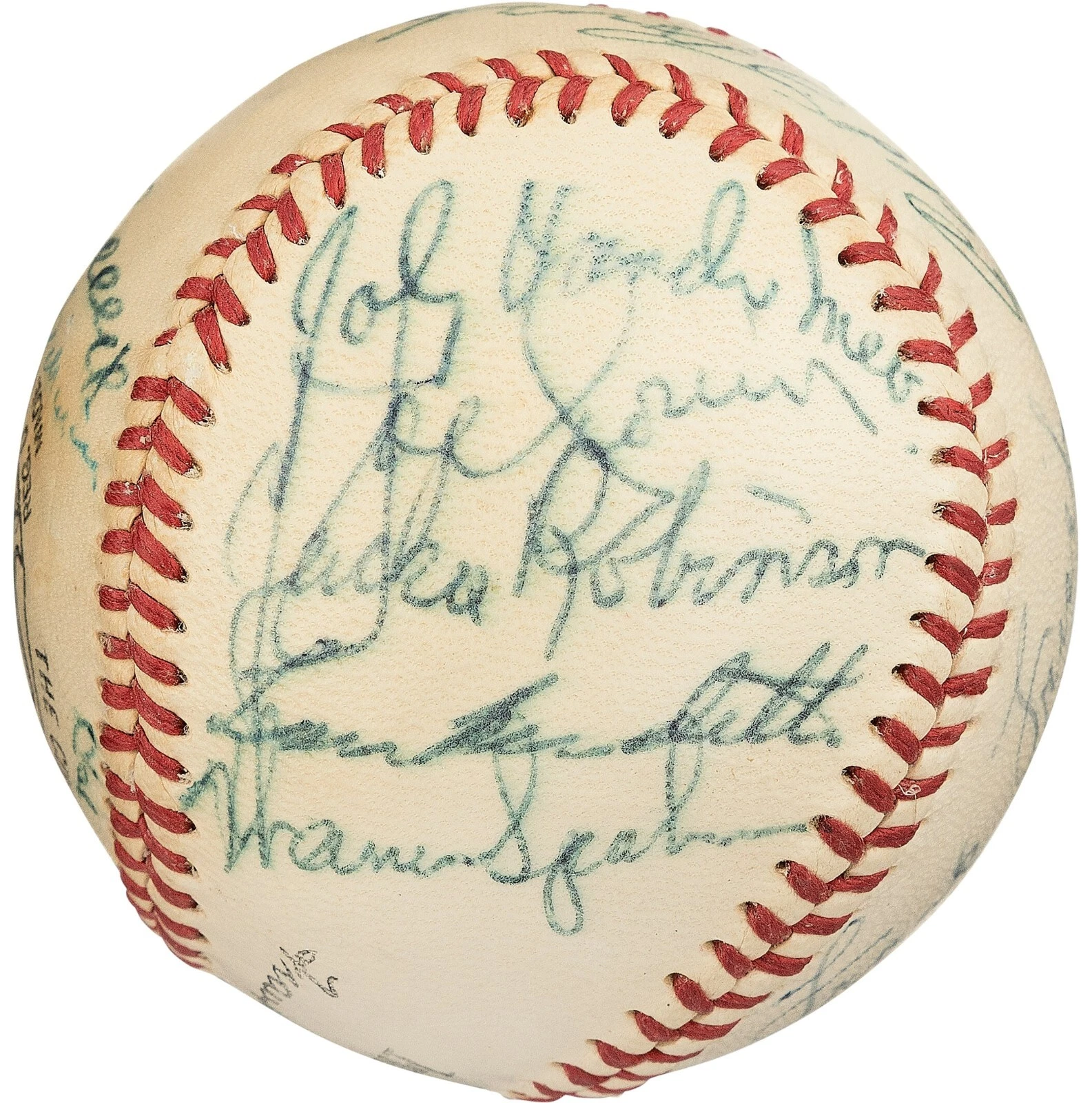 Historic Jackie Robinson 1962 HOF Induction Signed Baseball W/ Branch ...