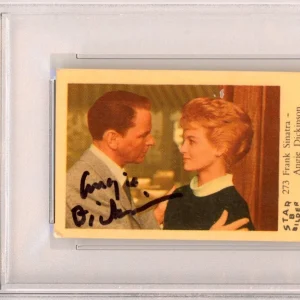 Angie Dickinson Signed 1950’s Vintage Dutch Trading Card PSA DNA COA Autograph