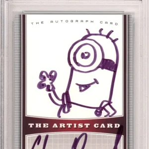 Minions Original Sketch Drawing Signed Drawn By Chris Renaud PSA DNA COA 1/1