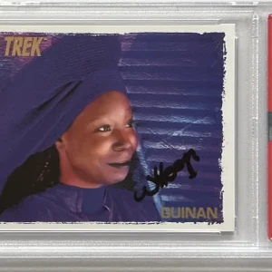 2021 STAR TREK GENERATION WHOOPI GOLDBERG GUINAN SIGNED AUTOGRAPHED PSA DNA COA