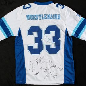 Wrestlemania Multi-Signed Jersey With 33 Signatures John Cena Beckett COA