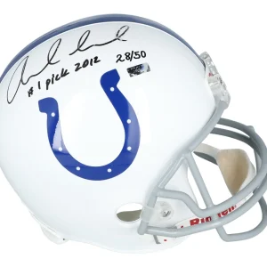 Andrew Luck Signed "#1 Pick 2012" Indianapolis Colts Full Size Helmet Panini COA
