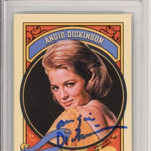 2014 Panini Golden Age Angie Dickinson Signed Trading Card PSA DNA COA AUTOGRAPH