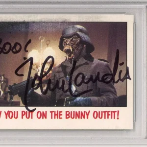 Topps Fright Flicks SIGNED American Werewolf Card John Landis Director PSA DNA