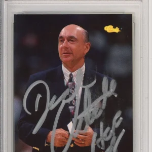 1994 CLASSIC BASKETBALL DICK VITALE NCAA FINAL 4 SIGNED CARD PSA DNA AUTOGRAPH