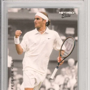 2003 NETPRO ELITE EVENT EDITION #S2 ROGER FEDERER ROOKIE CARD PSA GEM MINT 10