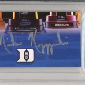Mike Krzyzewski Duke Basketball SIGNED HOF Signature PSA DNA COA Autograph NCAA