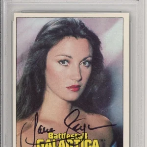 1978 Topps Battlestar Galactica #65 Jane Seymour SIGNED Serina CARD PSA DNA COA