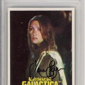 1978 Topps Battlestar Galactica #23 Jane Seymour SIGNED Serina CARD PSA DNA COA