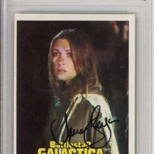 1978 Topps Battlestar Galactica #23 Jane Seymour SIGNED AUTOGRAH PSA DNA COA