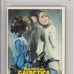 1978 Topps Battlestar Galactica #131 Jane Seymour SIGNED AUTOGRAH PSA DNA COA