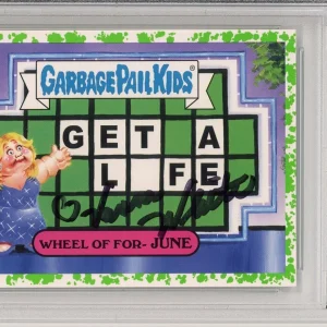 2016 TOPPS GPK WHEEL OF FORTUNE VANNA WHITE SIGNED AUTOGRAPH CARD PSA DNA COA