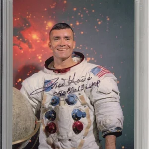 APOLLO 13 ASTRONAUT FRED HAISE SIGNED PICTURE PSA DNA COA AUTOGRAPHED NASA SPACE