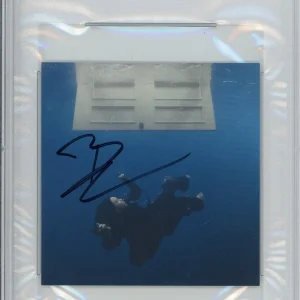 BILLIE EILISH HIT ME HARD SOFT SIGNED CD COVER ART CARD AUTOGRAPH PSA DNA COA