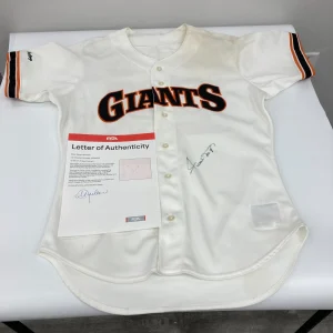 Willie Mays Signed San Francisco Giants Authentic Game Model Jersey PSA DNA COA