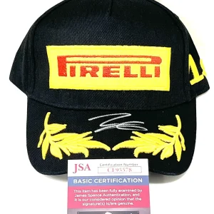 Isack Hadjar Hand Signed Pirelli Racing Hat Cash Ap Redbull JSA Cert #1