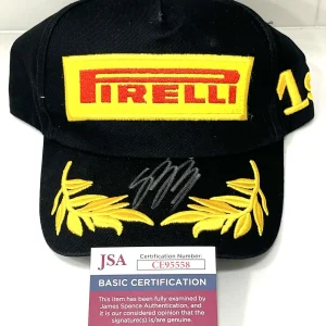 Gabriel Bortoleto Hand Signed Pirelli Racing Hat Brazil F1 Racer JSA Cert #1