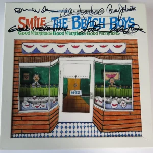 Brian Wilson THE BEACH BOYS Signed Autograph "SMiLE" Album Vinyl LP Set by 4 JSA
