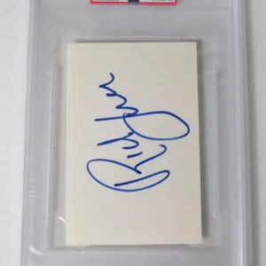 RICK JAMES Signed Autograph Auto 4x6 Index Card Slab PSA JSA BAS