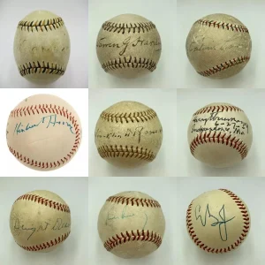 Presidents Of United States Signed Baseball Complete Set 19 Baseballs 100+ Years