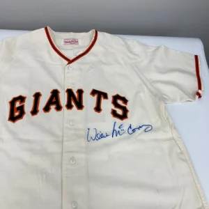 Willie McCovey Signed San Francisco Giants Mitchell & Ness Jersey Beckett