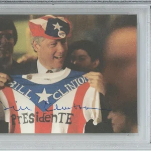 President Bill Clinton SIGNED AUTOGRAPH Funny Presidente Picture PSA DNA COA