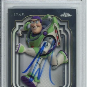 2024 TOPPS CHROME DISNEY BUZZ LIGHTYEAR SIGNED TIM ALLEN PSA DNA COA AUTOGRAPH
