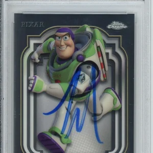 2024 TOPPS CHROME DISNEY BUZZ LIGHTYEAR SIGNED TIM ALLEN PSA DNA COA AUTOGRAPHED