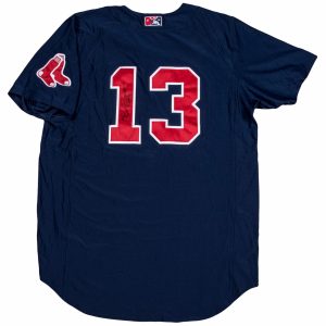 Rafael Devers Rookie Signed Game Used Boston Red Sox Minor League Jersey JSA COA