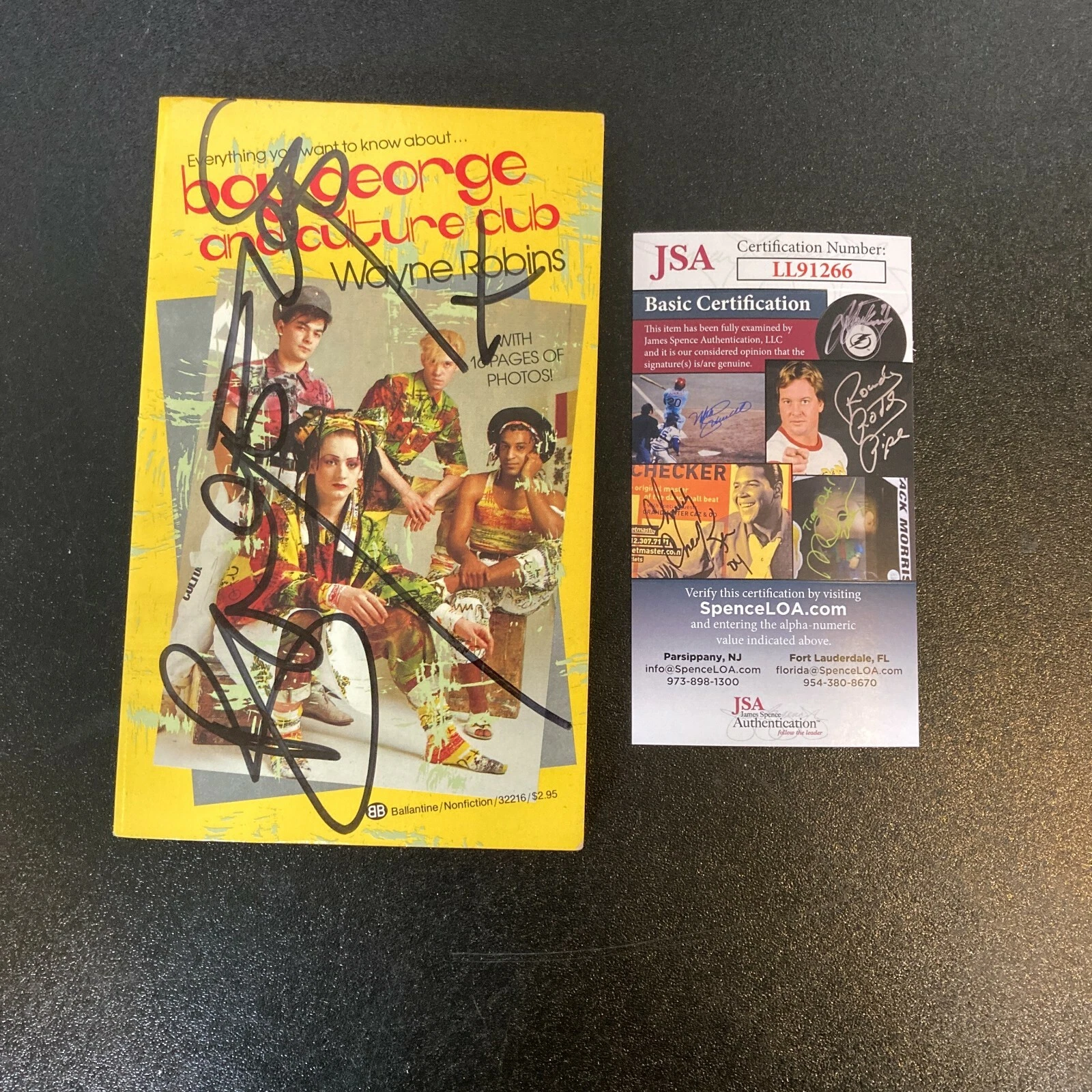 Boy George Signed Autographed Culture Club Book With JSA COA | Autographia