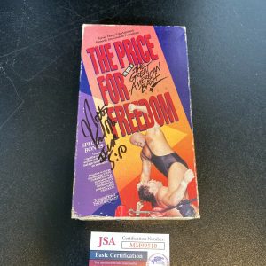 Nikita Koloff Signed The Prince For Freedom WWF VHS Movie JSA COA