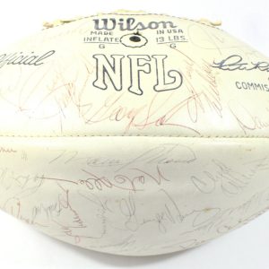 1973 Kansas City Chiefs Team-Signed Football 44 Signatures JSA COA