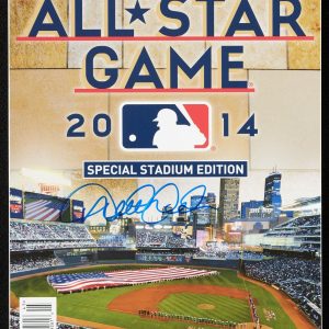 Derek Jeter Signed 2014 All Star Game Program With Steiner COA