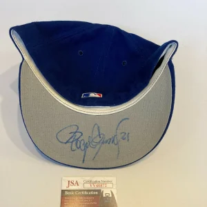 Roger Clemens #21 Signed Toronto Blue Jays Game Model Baseball Hat JSA COA