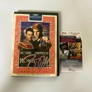 Chris Moneymaker Signed Rounders DVD Movie Poker JSA COA