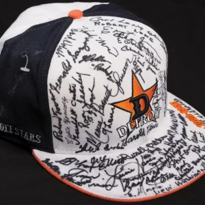 Negro League Legends Detroit Stars Multi Signed Hat With Over 50 Autographs JSA