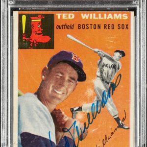 1954 Topps Ted Williams #1 Signed Autographed Baseball Card PSA DNA