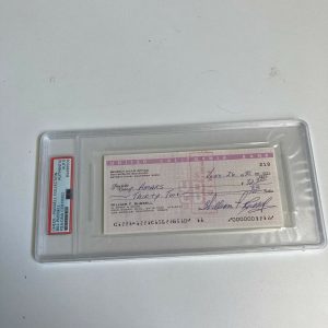 Bill Russell Signed Autographed Bank Check PSA DNA Boston Celtics HOF Legend